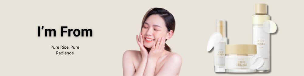 I'm From Skincare - Korean beauty products with nourishing rice extracts for glowing skin.