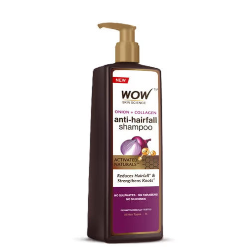WOW Skin Science Onion + Collagen Anti-Hairfall Shampoo 1000ml