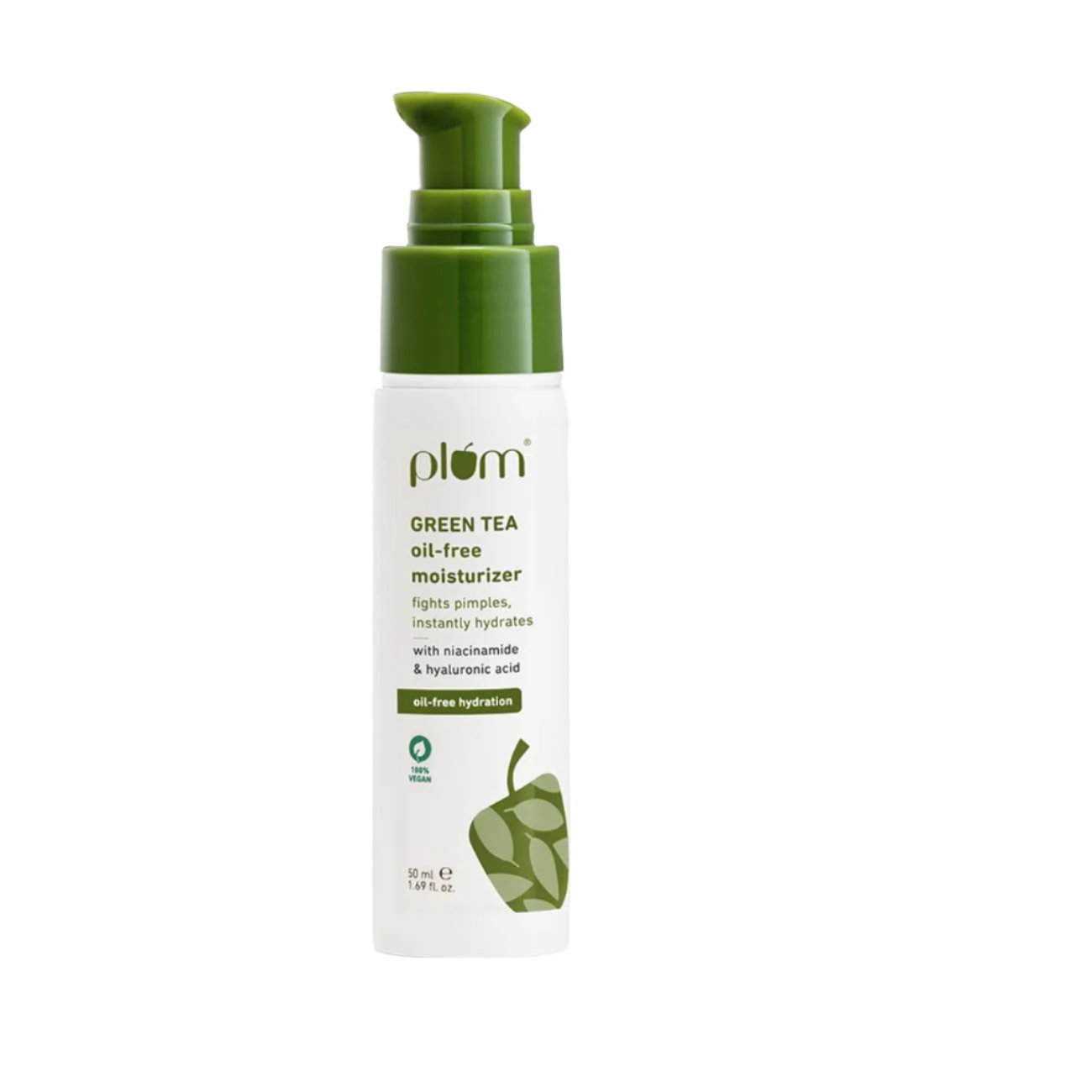 Plum Green Tea Oil-Free Moisturizer with Niacinamide & Hyaluronic Acid – Non-Sticky Daily Hydration (50ml)