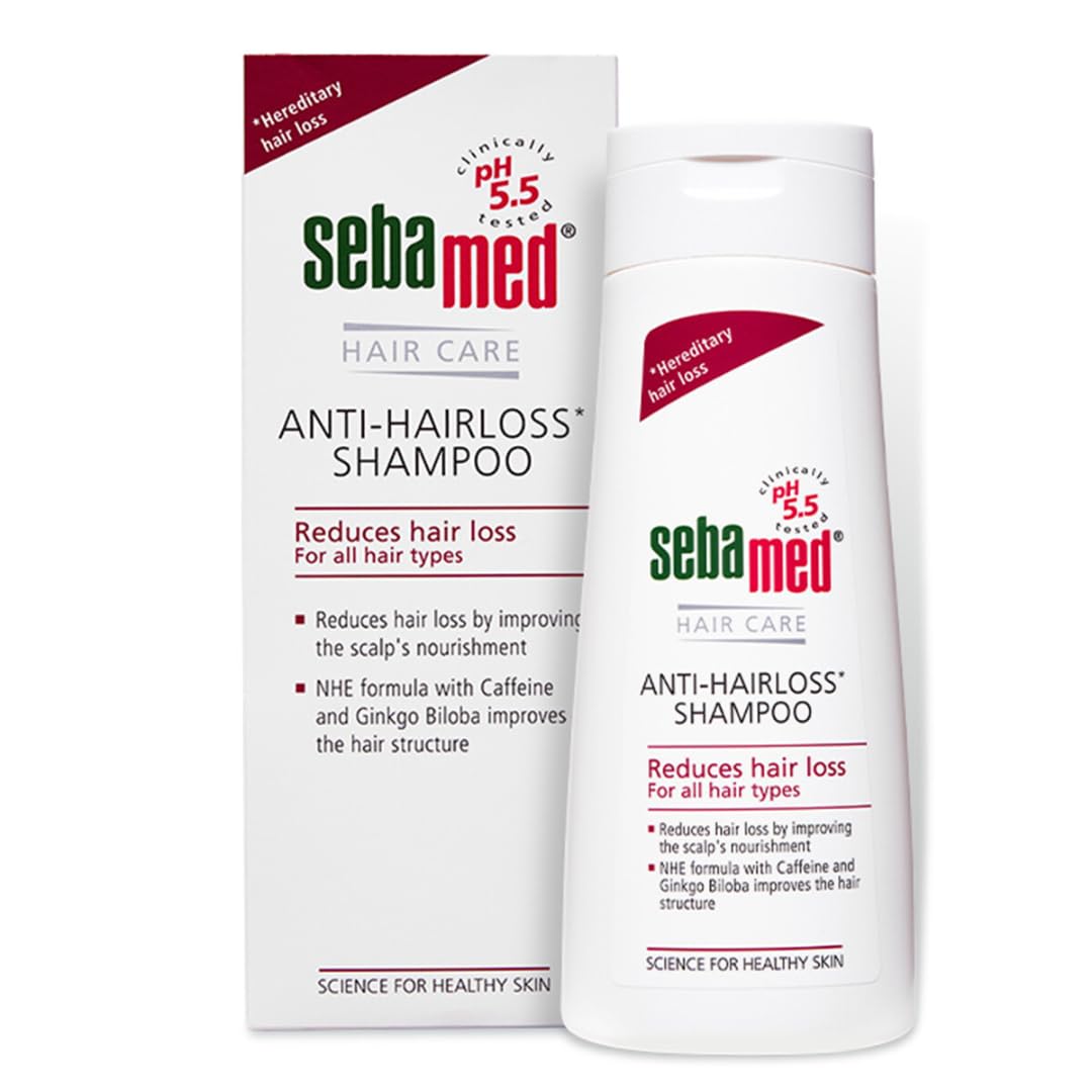 Sebamed Anti-Hair Loss Shampoo with Caffeine & Gingko Biloba, PH 5.5, 200ml