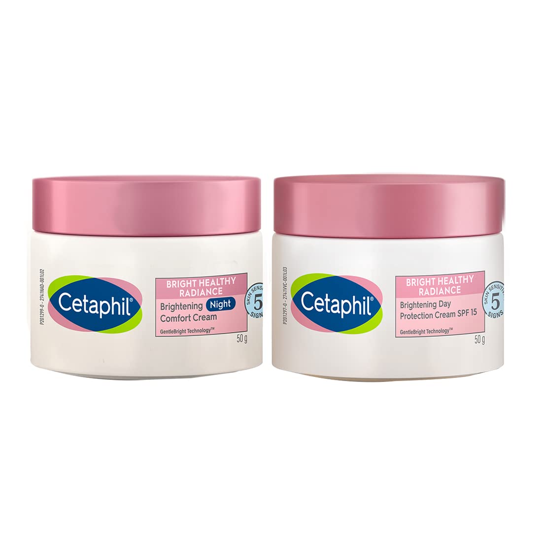 Cetaphil Bright Healthy Radiance Day And Night Cream 50gm 2pcs