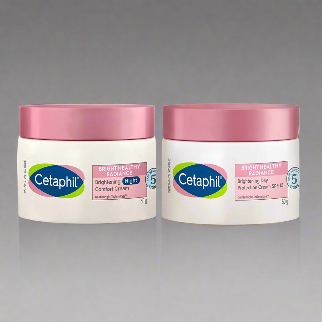 Cetaphil Bright Healthy Radiance Day And Night Cream 50gm 2pcs