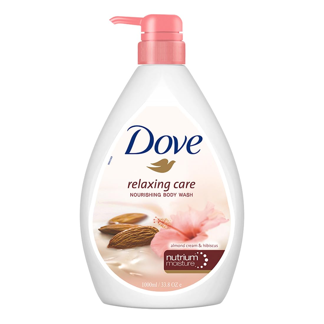 Dove Relaxing Care Body Wash - Almond Cream & Hibiscus (1000ml)
