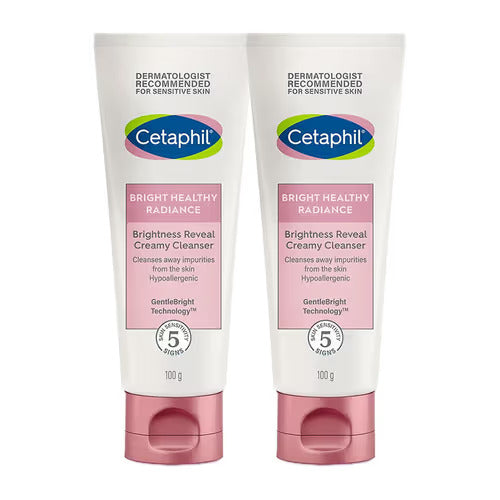 Cetaphil Brightening Radiance Creamy Cleanser 100gm - Pack of 2