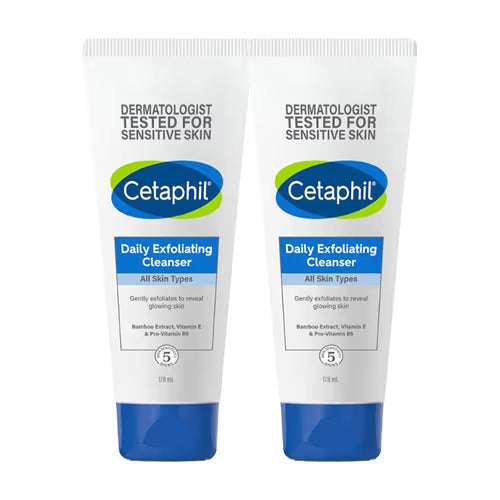 Cetaphil Daily Exfoliating Cleanser - Pack of 2 (178gm each)