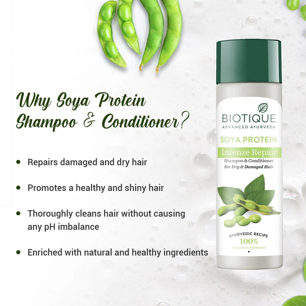 Soya Protein Intense Repair Shampoo & Conditioner 180ml