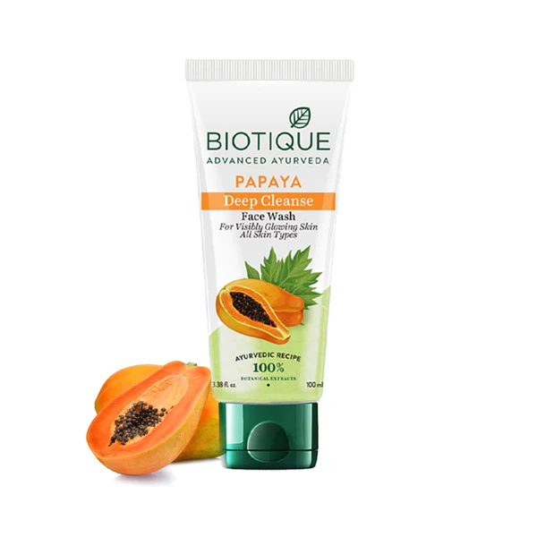 Bio Papaya Deep Cleanse Visibly Glowing Skin Face Wash 100ml