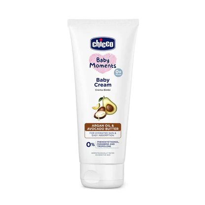 Chicco Baby Cream - Argan Oil & Avocado Butter (100gm)