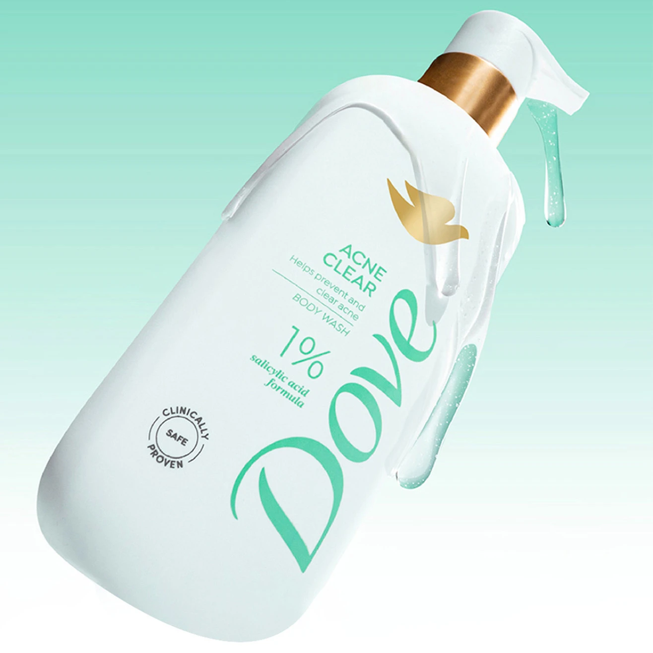 Dove Acne Clear Serum Body Wash with Salicylic Acid (300ml)