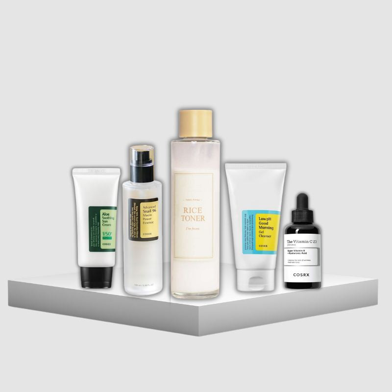 Pigmentation spot-reducing routine